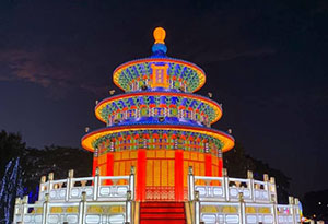 Silk Temple of Heaven Lantern